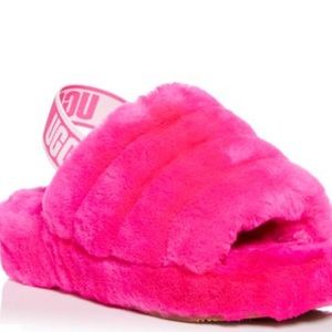 UGG Fluff Yeah Shearling Slingback Slipper Size5